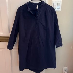 Tuckernuck Navy Polly Shirt Dress Pomander Place